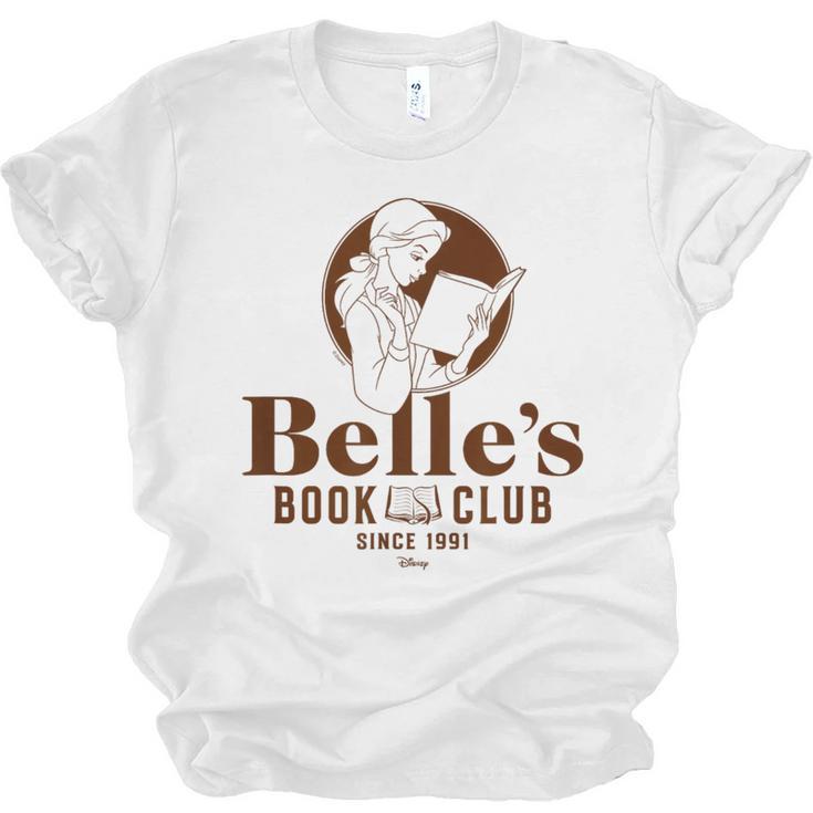 Beauty & The Beast Belle's Book Club Unisex Jersey T-Shirt