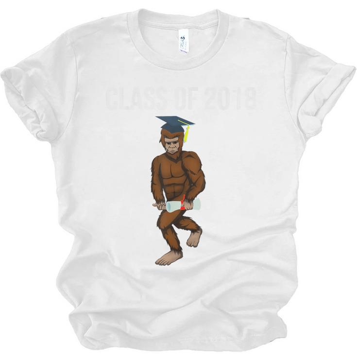 Bigfoot Graduation Shirt Class Of 2018 College Boys Unisex Jersey T-Shirt