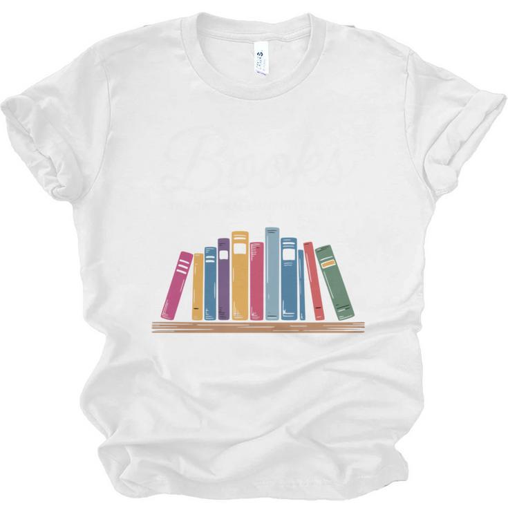 Books The Original Handheld Device Book Lovers Unisex Jersey T-Shirt