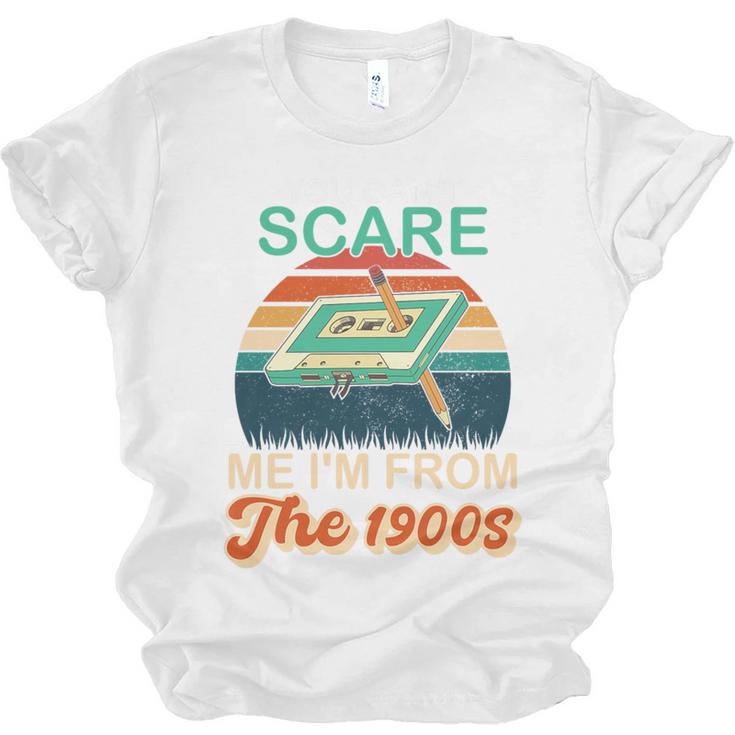 You Can't Scare Me I'm From The 1900s Retro Vintage Premium Tri-Blend Unisex Jersey T-Shirt