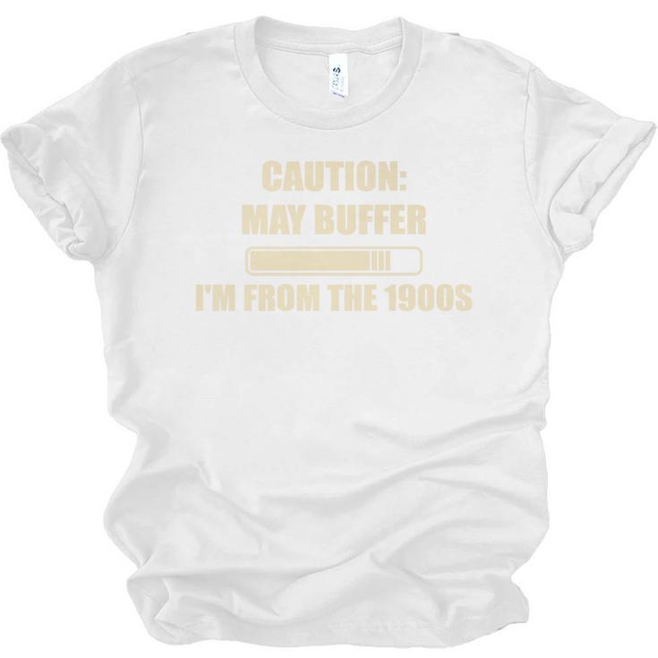 Caution May Buffer I'm From The 1900s Premium Unisex Jersey T-Shirt