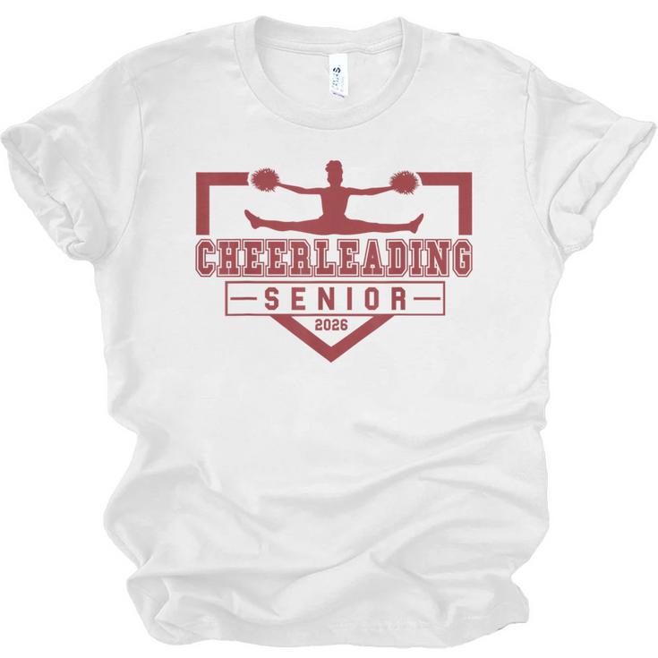 Cheerleading Senior Night Cheer Senior 2026 Graduation 69 Unisex Jersey T-Shirt