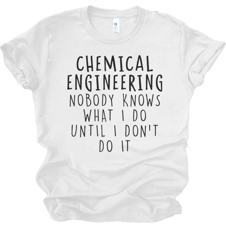 Chemical Engineer Chemical Engineering Graduation Unisex Jersey T-Shirt