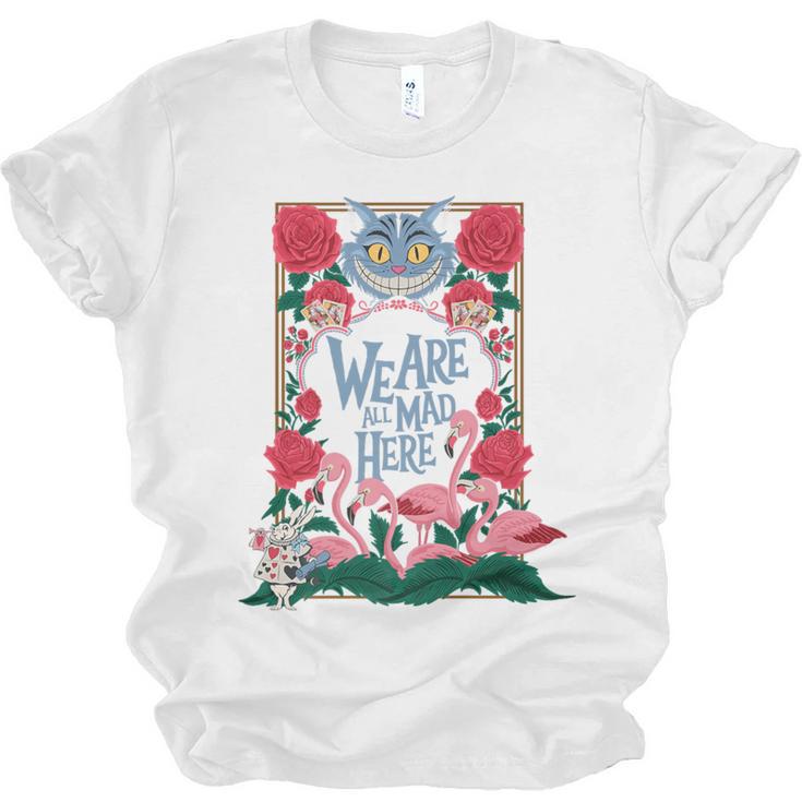Cheshire Cat Alice In Wonderland Vintage Book Premium Unisex Jersey T-Shirt