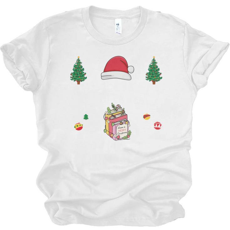 Christmas Tee Most Likely To Read A Book On Christmas Unisex Jersey T-Shirt