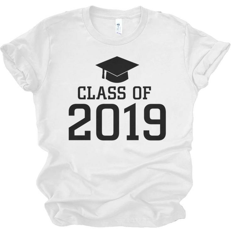 Class Of 2019 Shirt Graduation Gift Unisex Jersey T-Shirt