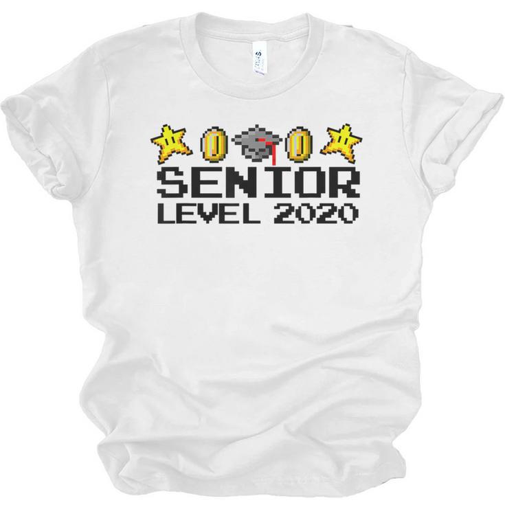 Class Of 2020 Senior Retro Video Game Graduation Gamer Unisex Jersey T-Shirt