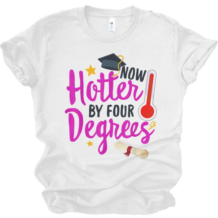 Class Of 2022 Four Degrees Hotter Graduation Day Master Grad Unisex Jersey T-Shirt
