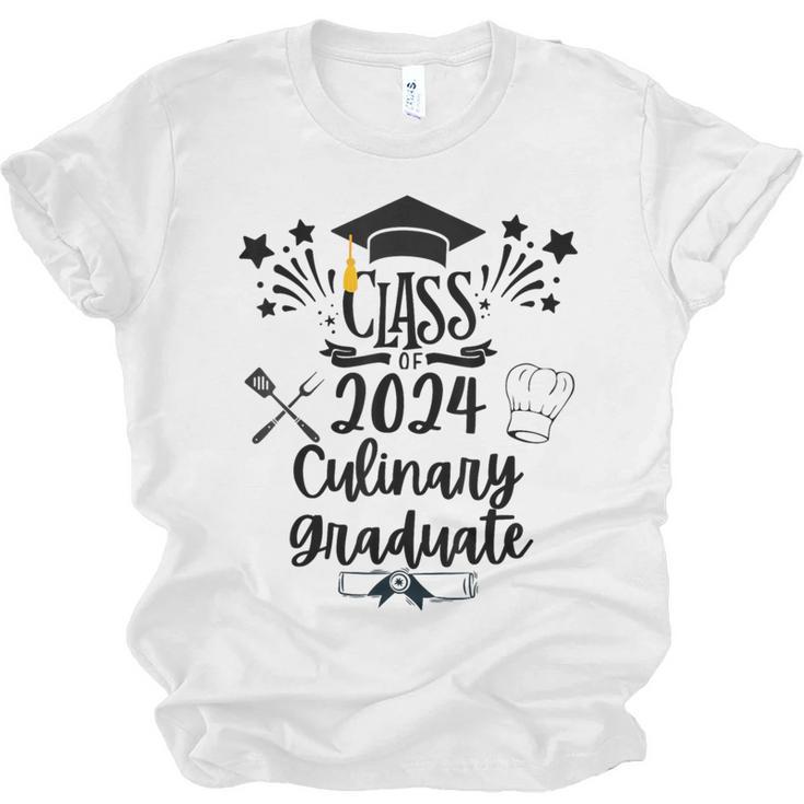 Class Of 2024 Culinary Graduate Culinary Chef Graduation Unisex Jersey T-Shirt