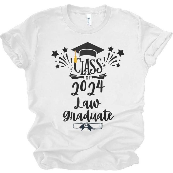 Class Of 2024 Law Graduation 2024 JD Degree Law Graduate Unisex Jersey T-Shirt