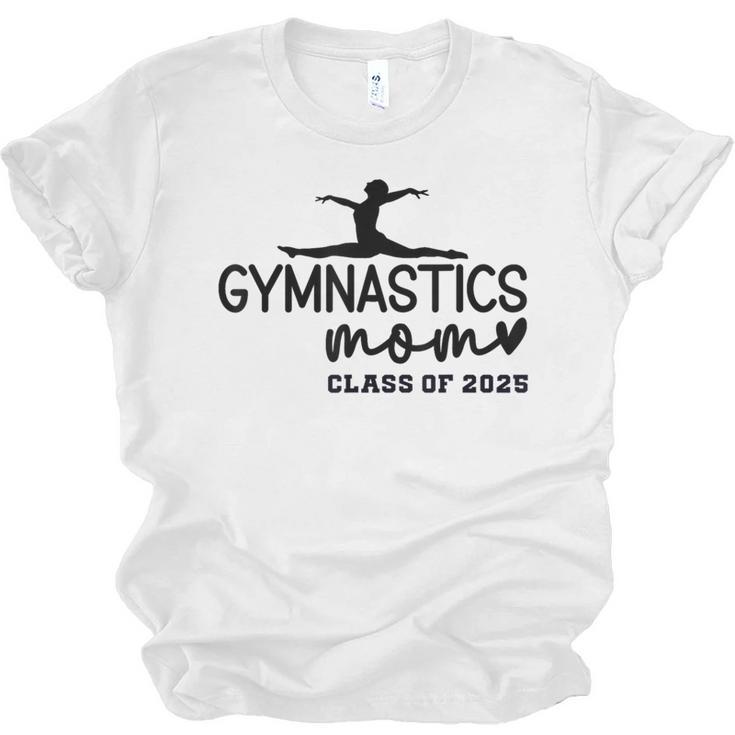 Class Of 2025 Gymnastics Mom Senior Gymnast Graduation Unisex Jersey T-Shirt