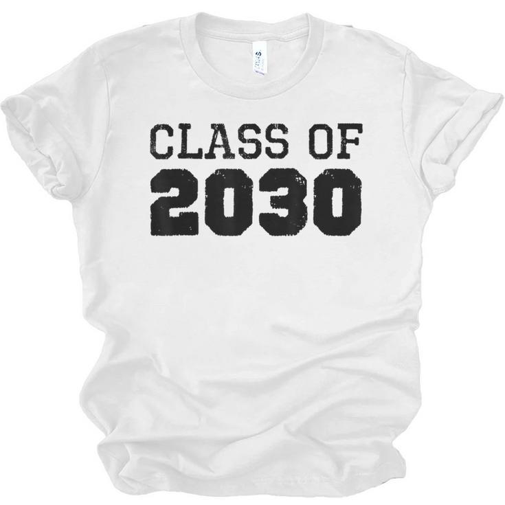 Class Of 2030 Future Graduation Vintage T-Shirt Unisex Jersey T-Shirt