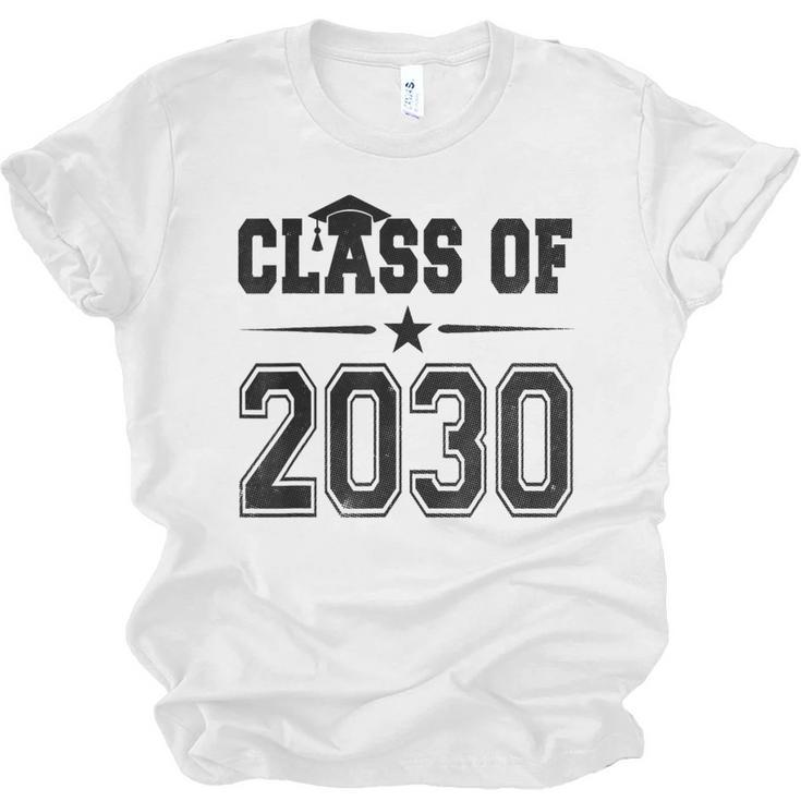 Class Of 2030 Shirt Graduation Unisex Jersey T-Shirt