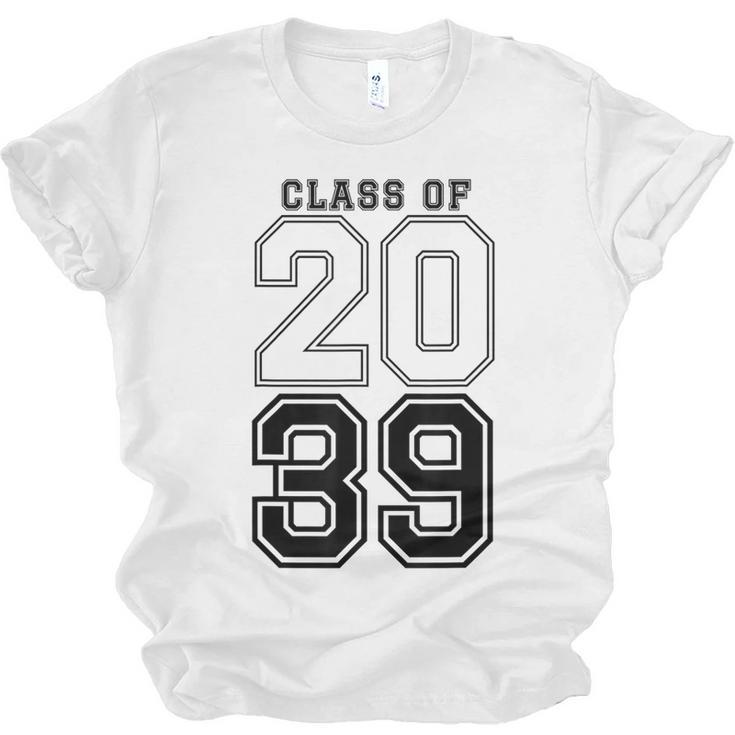 Class Of 2039 Blue Graduation Senior Student Tee Unisex Jersey T-Shirt