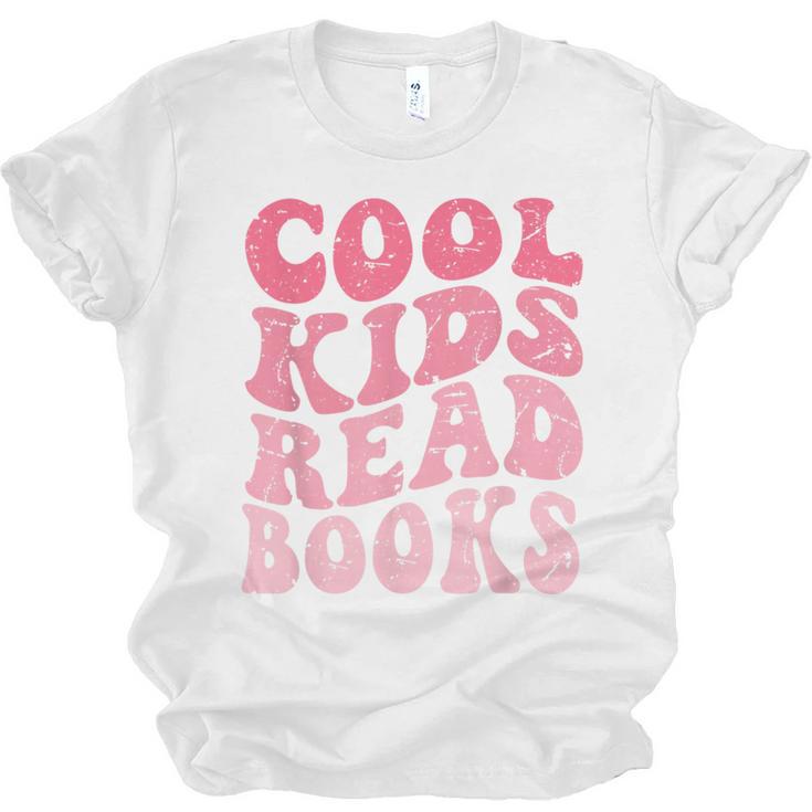 Cool Kids Read Books Library Book Reader Book Nerd Unisex Jersey T-Shirt