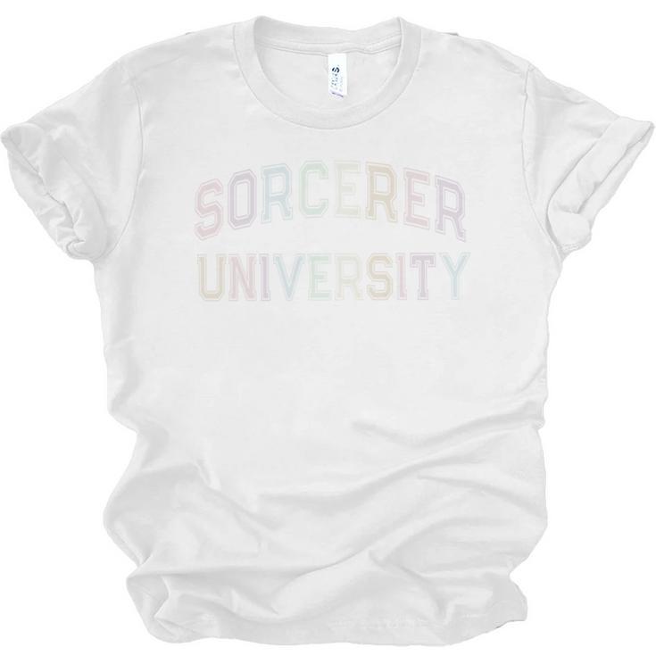 Crazy Sarcastic SORCERER UNIVERSITY Introvert Anti Social Unisex Jersey T-Shirt