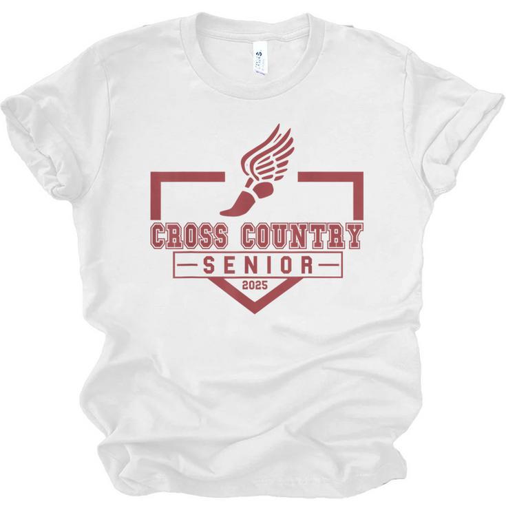 Cross Country Senior Night Senior 2025 Graduation Party 47 Unisex Jersey T-Shirt