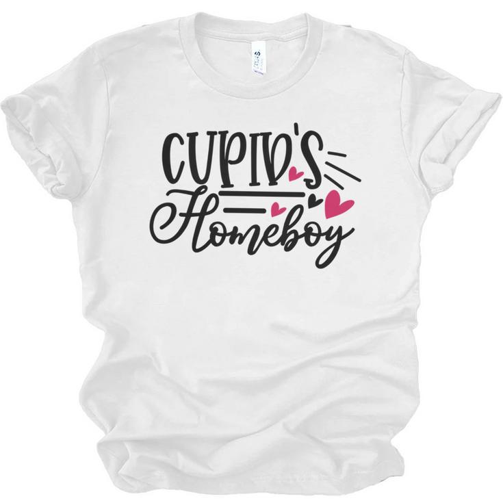 Cupid's Homebody Introvert Valentine's Day Home Unisex Jersey T-Shirt