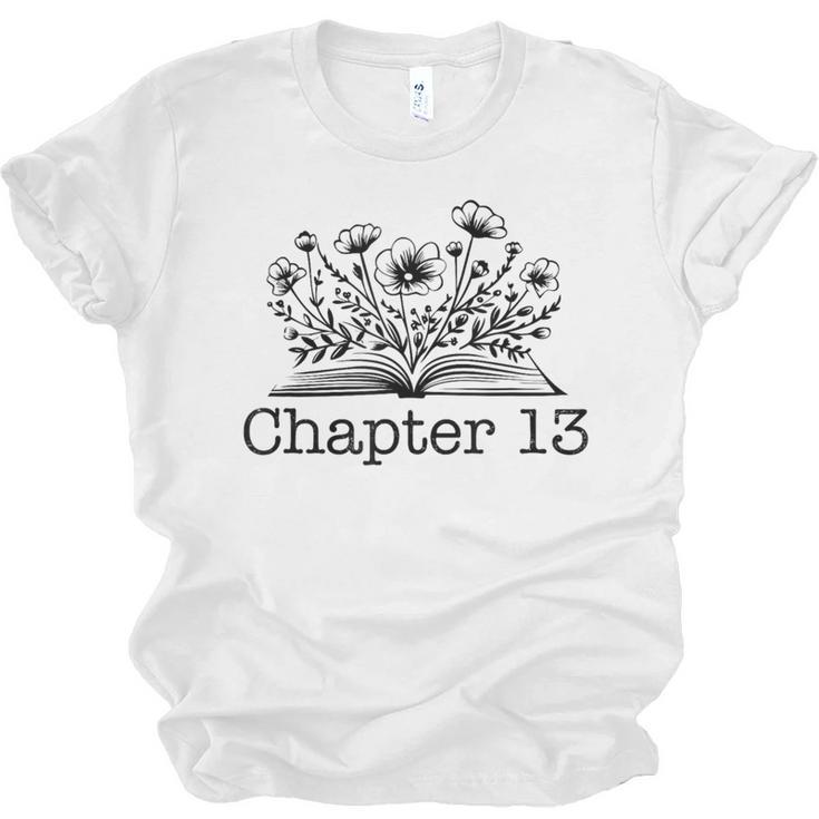 Cute 13th Birthday Chapter 13 Official Teenager Book Lover Unisex Jersey T-Shirt