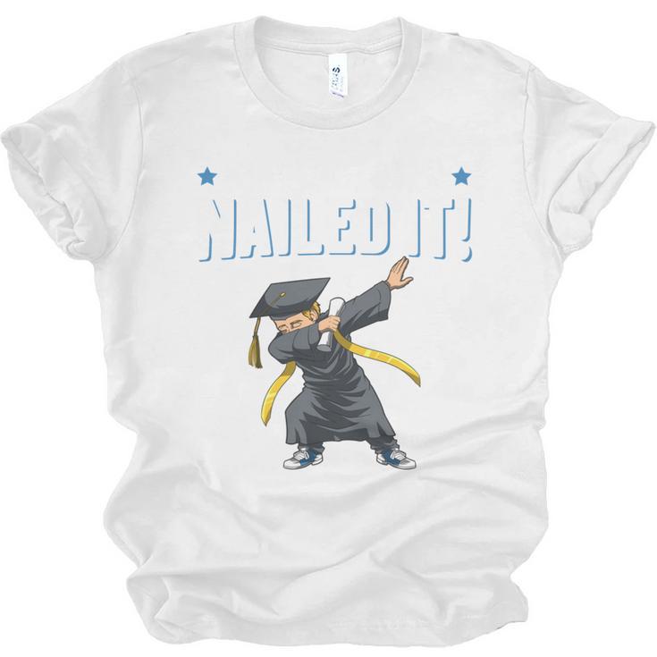 Dabbing Graduation Class Of 2025 Boy Kindergarten Nailed It Unisex Jersey T-Shirt