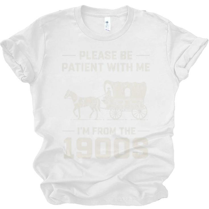 Dad Please Be Patient With Me I'm From The 1900s Vintage Premium Tri-Blend Unisex Jersey T-Shirt
