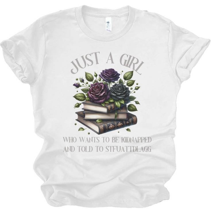 Dark Romance Women Smutt Book Lover Merch STFUATTDLAGG Good Unisex Jersey T-Shirt