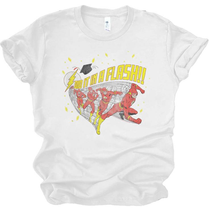 DC Comics The Flash Graduation Did It In A Flash Unisex Jersey T-Shirt