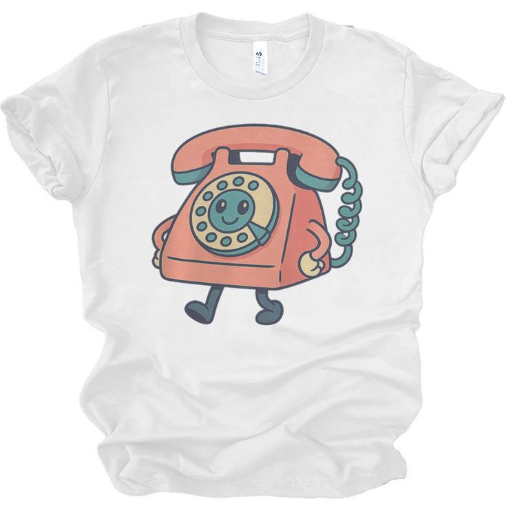Dial It Back Retro Tech Nostalgia Vintage Premium Tri-Blend Unisex Jersey T-Shirt