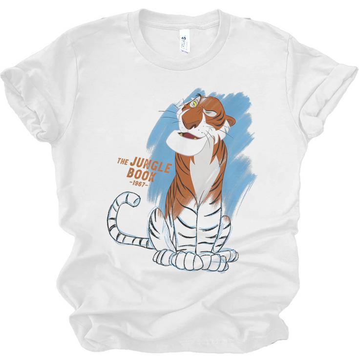 Disney Ink And Paint Shere Khan From The Jungle Book 1967 Unisex Jersey T-Shirt