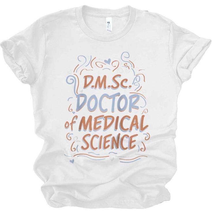 DMSc Doctor Of Medical Science Doctorate Graduation Raglan Baseball Tee Unisex Jersey T-Shirt