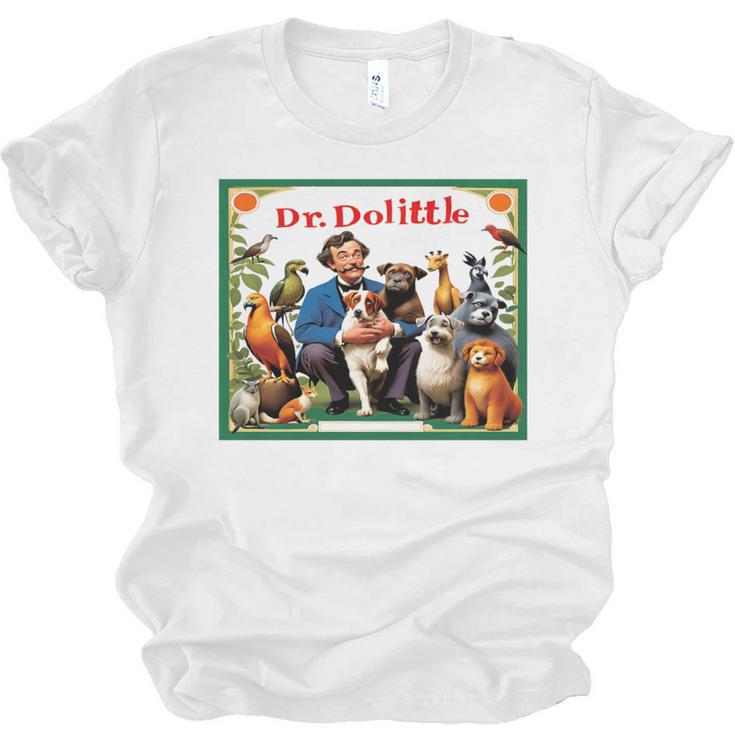 Dr Dolittle Children's Book Cover Premium Tri-Blend Unisex Jersey T-Shirt