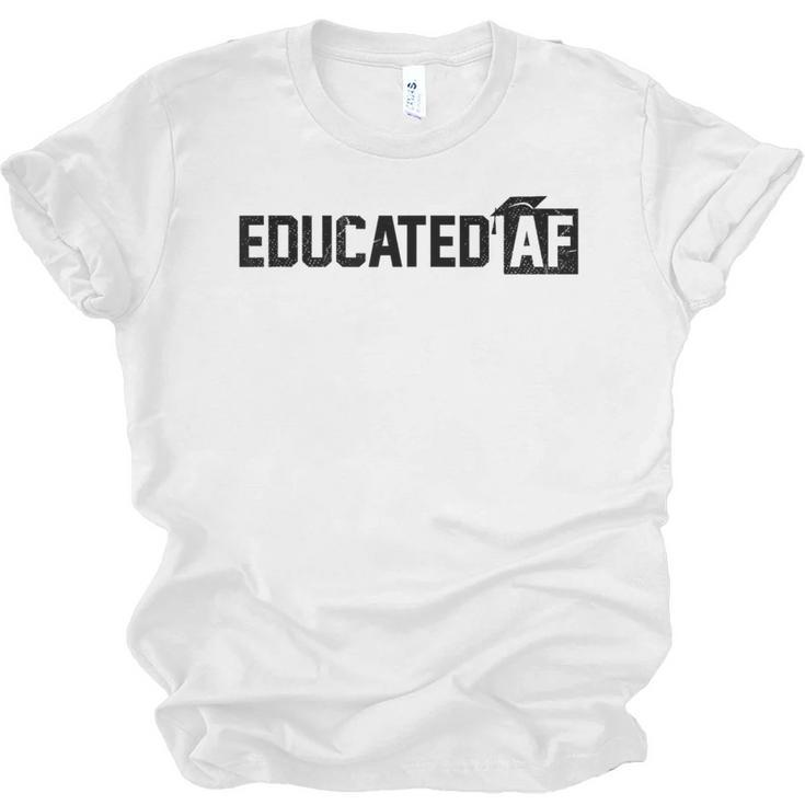 Educated Af Graduation T Shirt Unisex Jersey T-Shirt
