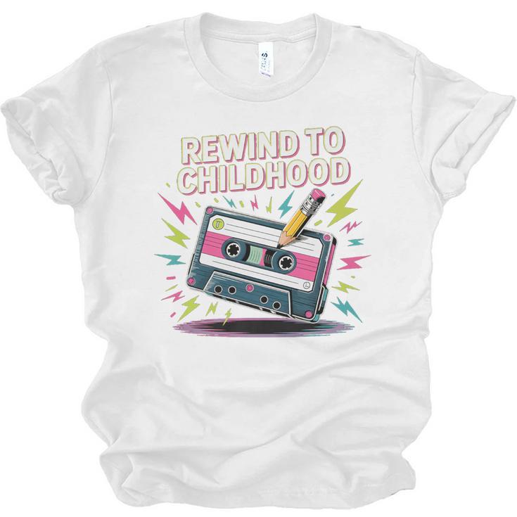 Elder Millennials Embracing 90s Rewind Nostalgia Vibes Premium Unisex Jersey T-Shirt