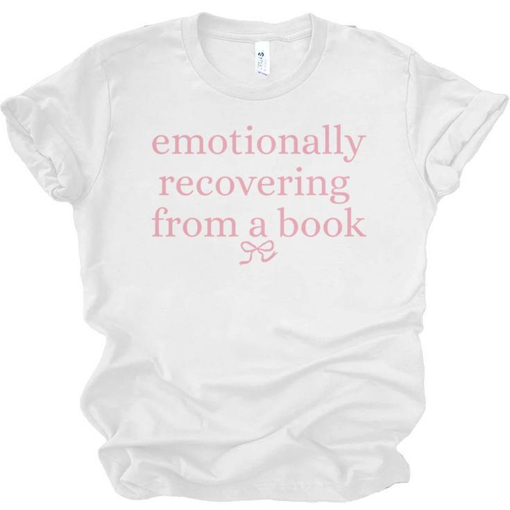Emotionally Recovering From a Book Bookish Unisex Jersey T-Shirt