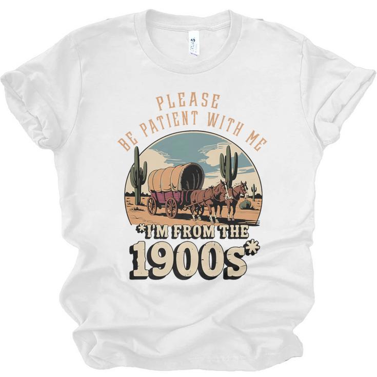 Father’s Day Please Be Patient With Me I'm From The 1900s Premium Unisex Jersey T-Shirt