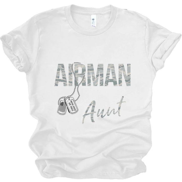 My Favorite Airman Calls Me Aunt US Air Force Graduation Unisex Jersey T-Shirt