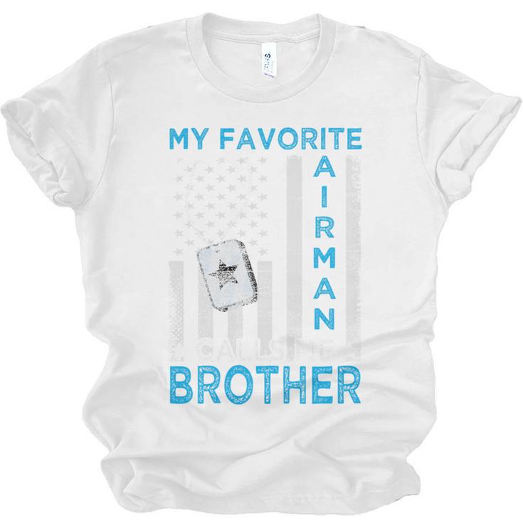 My Favorite Airman Calls Me Brother Airman Graduation Premium Tri-Blend Unisex Jersey T-Shirt