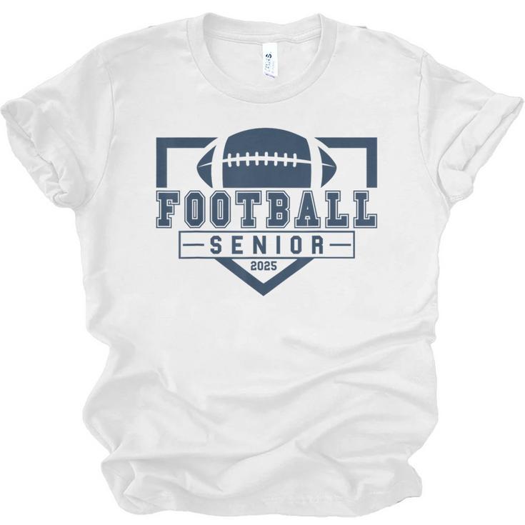 Football Senior Night Football Senior 2025 Graduation 44 Unisex Jersey T-Shirt