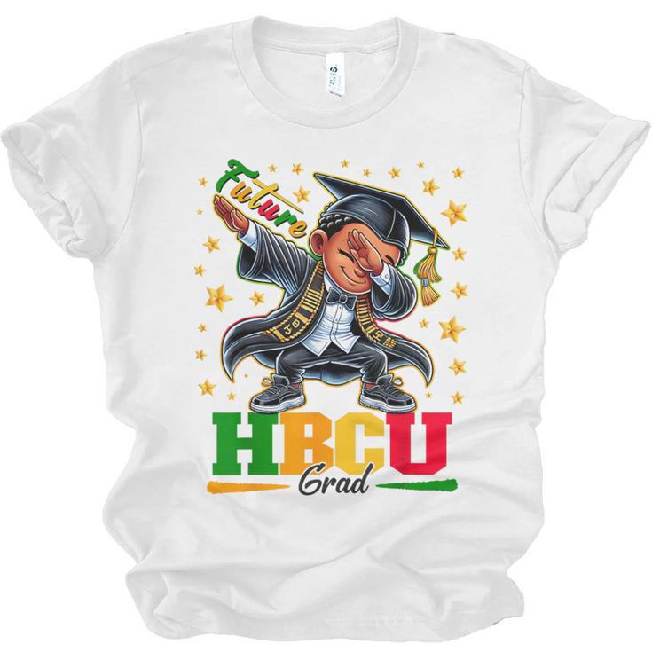 Future HBCU Grad Dabbing Kid Graduation For Boys Kids Unisex Jersey T-Shirt