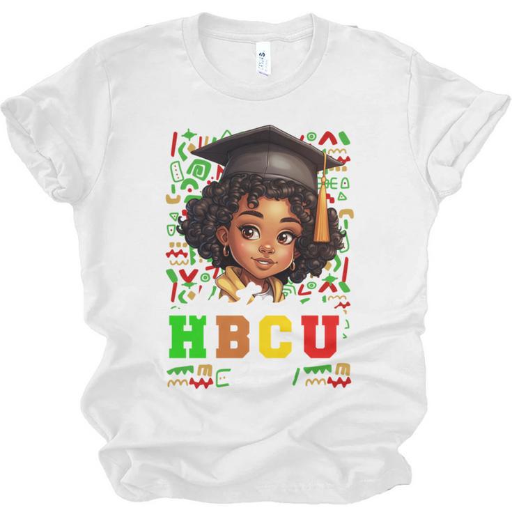 Future HBCU Grad Girl Kids Graduation HBCU College Unisex Jersey T-Shirt