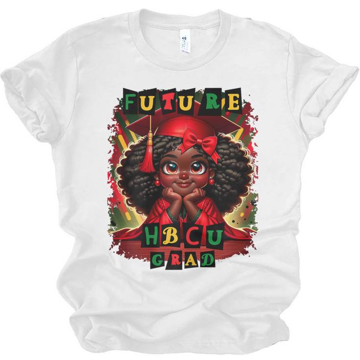 Future HBCU Grad History Girl Graduation HBCU Unisex Jersey T-Shirt