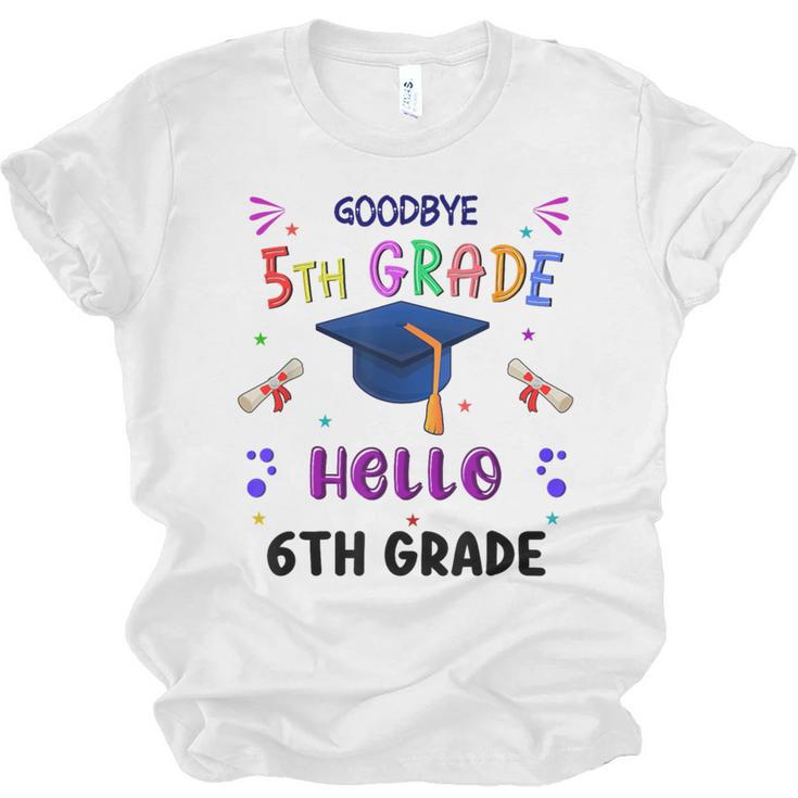 Goodbye 5th Grade Graduation 2025 6th Grade Graduate Kids Unisex Jersey T-Shirt