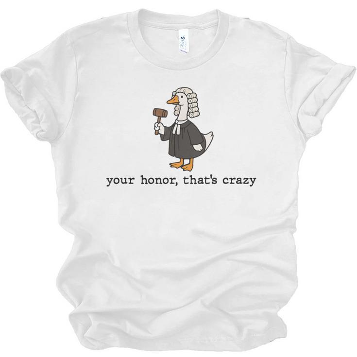 Goose Silly Lawyer Law Student School Graduation Unisex Jersey T-Shirt