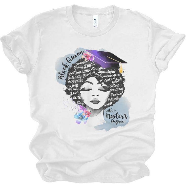 Graduation Masters Degree Woman Queen Graduate 2025 Unisex Jersey T-Shirt