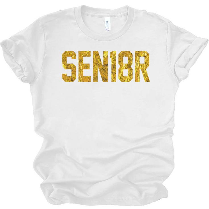 Graduation Party SEN18R Senior 2018 High School T-Shirt Unisex Jersey T-Shirt