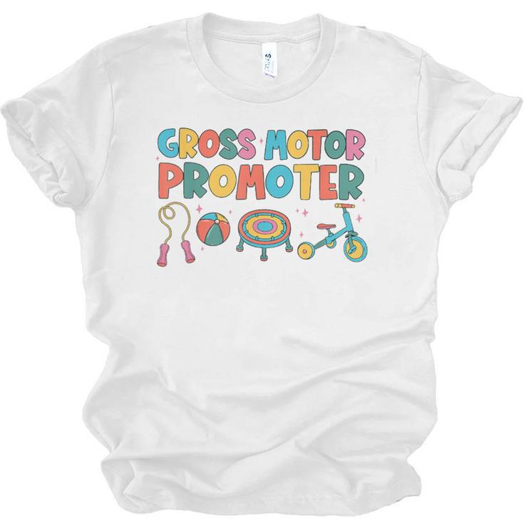 Gross Motor Promoter Physical Therapist Graduation PT Unisex Jersey T-Shirt