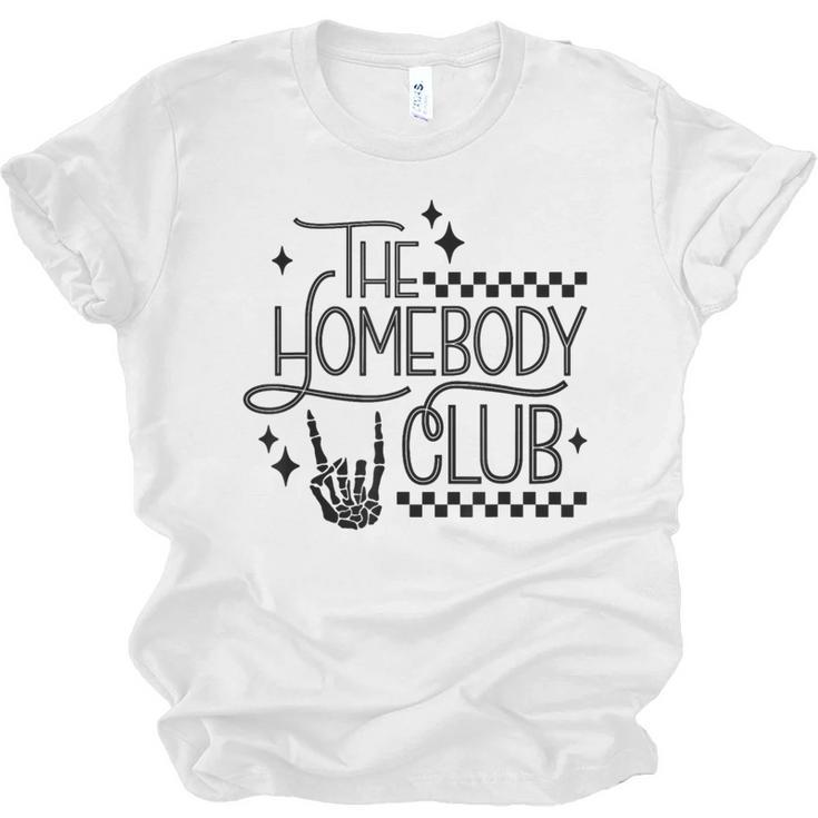 The Homebody Club Retro Introvert Antisocial Unisex Jersey T-Shirt