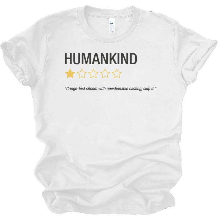 Humankind One Star Introvert People Rating Unisex Jersey T-Shirt