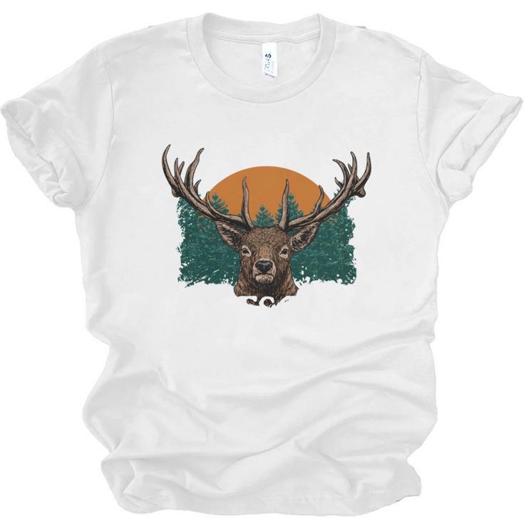 Hunting Is My Escape Introvert Hunter Antisocial Unisex Jersey T-Shirt