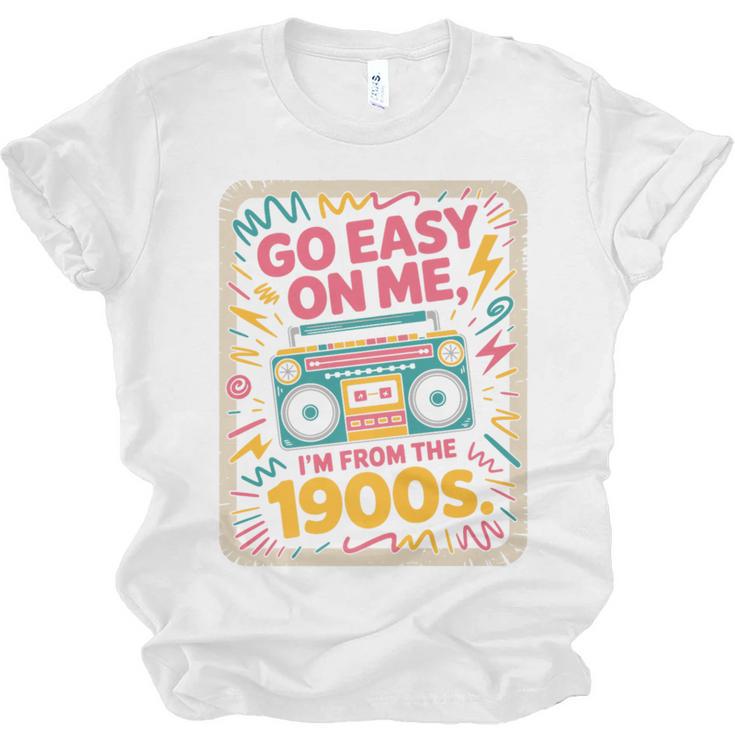 I'm From The 1900s 80s Millennial Boom Box Radio Premium Unisex Jersey T-Shirt
